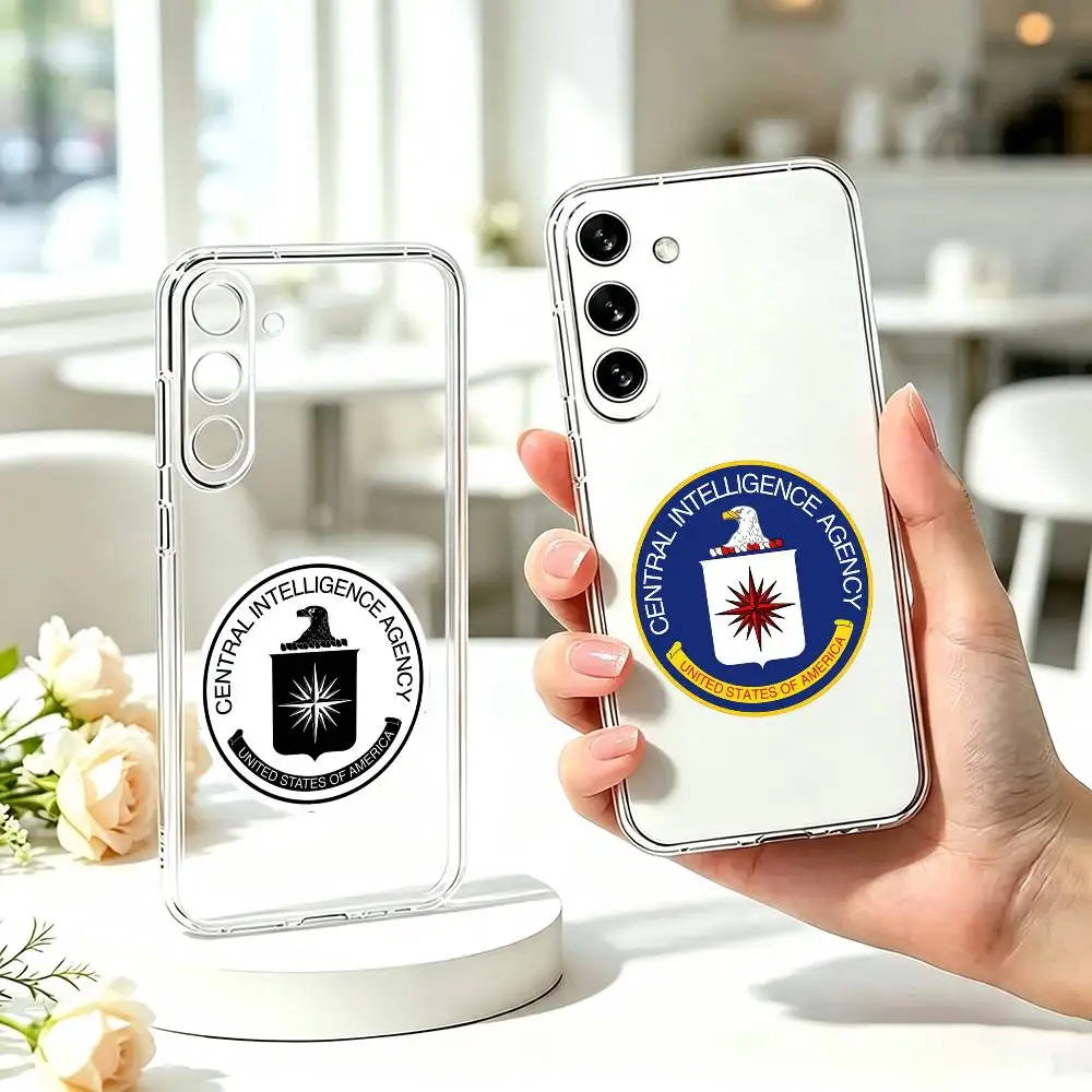 Fun CIA-S C-Cool  Phone Case Transparent Silicone Soft For SamsungA10,12,20,21S,30,31,40,50,51,52,70,71