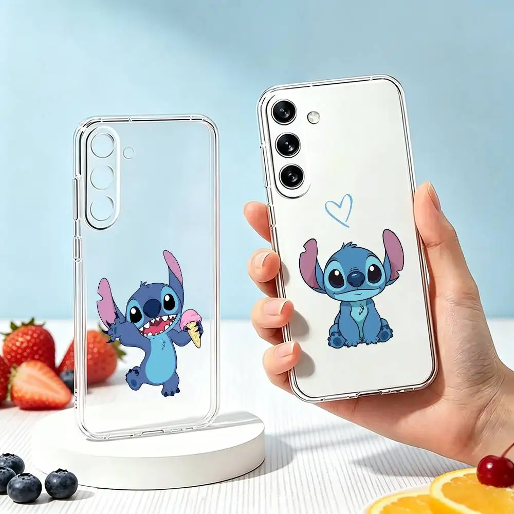 Lilo Stitch-S C-Cartoon  Phone Case For SamsungA10,12,20,21S,30,31,40,50,51,52,70,71 Transparent Cover Gift