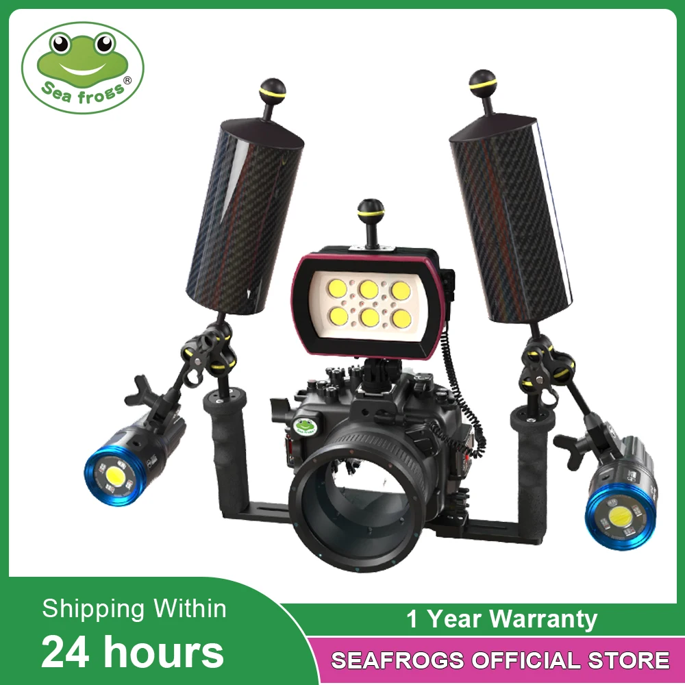 40meter Waterproof Camera Case Housing for Olympus E-M5III 12-40mm 12-50mm Dome Port