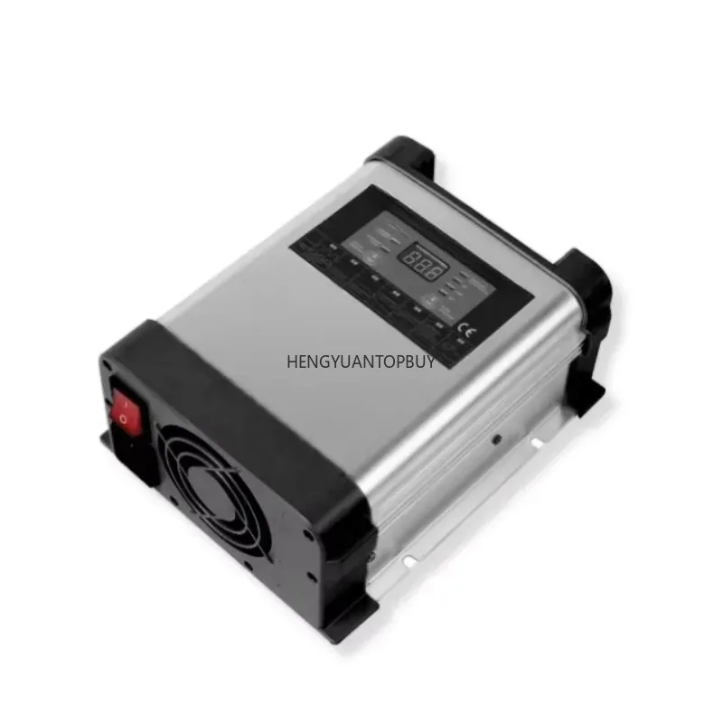High Efficiency Complete Protection Automobile 12V 24V 10A 20A 40A 50A 7 Stage Battery Charger Dual Battery for RV Car Marine
