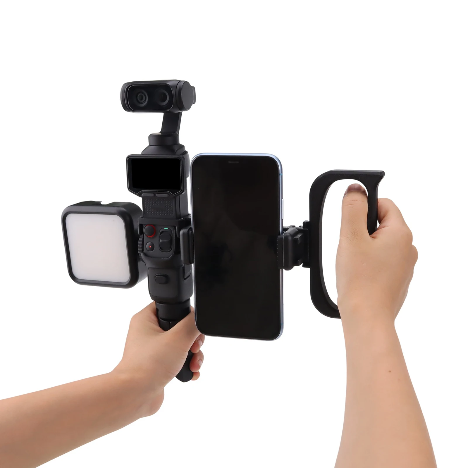 Modular Mobile Phone Holder Monitor Mount For Insta360 Luna Ultra Camera