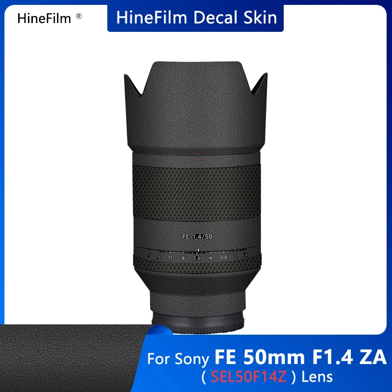 Hinefilm Skin for Sony FE50mm F1.4 ZA Lens Sticker FE50 F1.4ZA Lens Skin 501.4 Lens Wrap Cover SEL50F14Z Decal 50F1.4 50 1.4