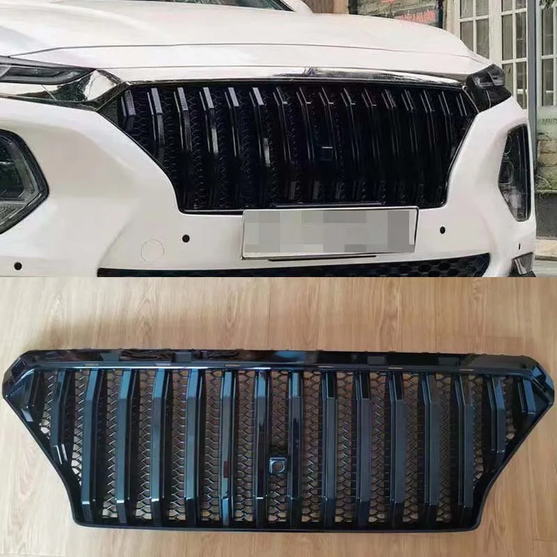 Front Grille For Hyundai New Santa Fe 2018 2019 2020 Car Racing Grills Auto Radiator Bumper Mask Mesh Cover