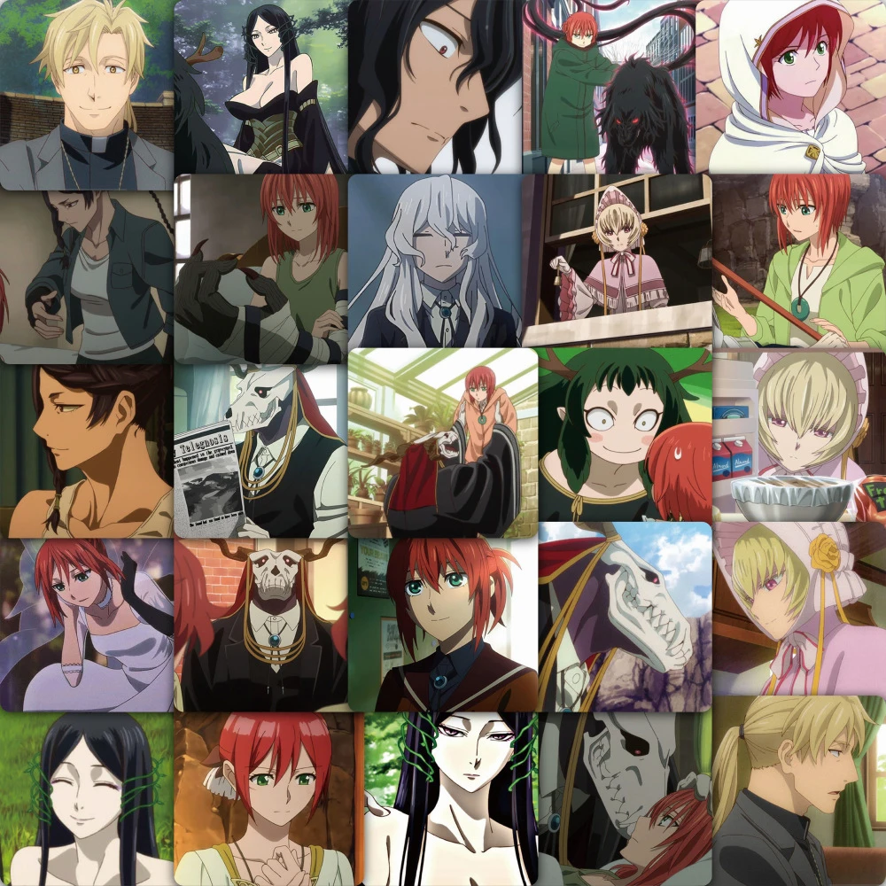 10/30/50pcs The Ancient Magus Bride Stickers Chise Elias Anime Sticker Scrapbooking Laptop Luggage Silver Lady Cartoon Decal