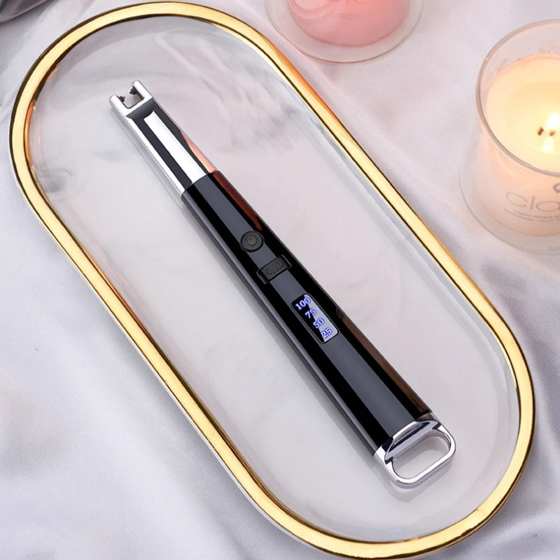 Portable Electric ARC Igniter, Flameless Plasma Kitchen Gas Stove Ignition Tools, Outdoor Camp, USB Rechargeable Candle Lighter
