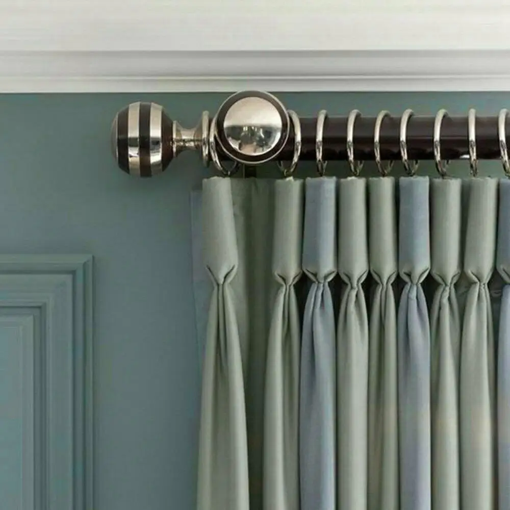 Bathroom Heavy Duty Metal Practical Hanging Hooks Curtain Rings For Curtains Rods Roman circle