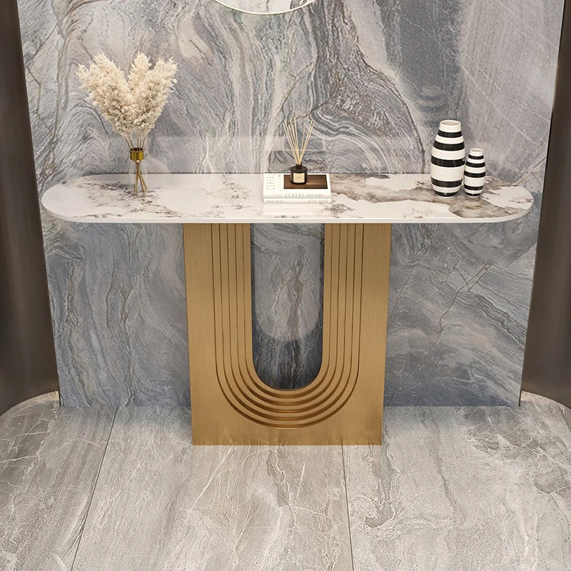 Nordic Style Entryways Table Minimalist Space Saving Drawer Console Tables European Elegant Konsolentisch Living Room Furniture