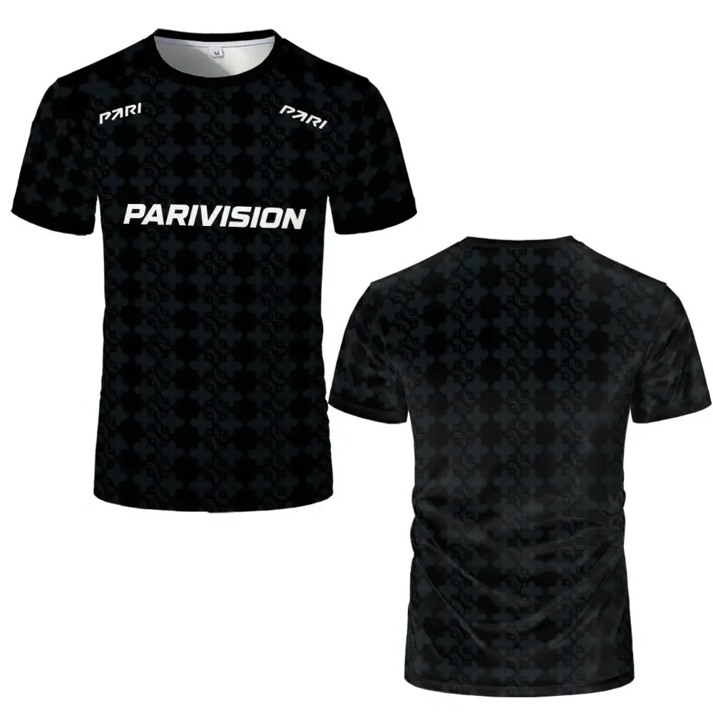 PARIVISION CS2 Esports Team 2026 Jerseys Men's Customizable Gaming Pro Kit Unisex Sports Breathable Casual Short-Sleeve T Shirts