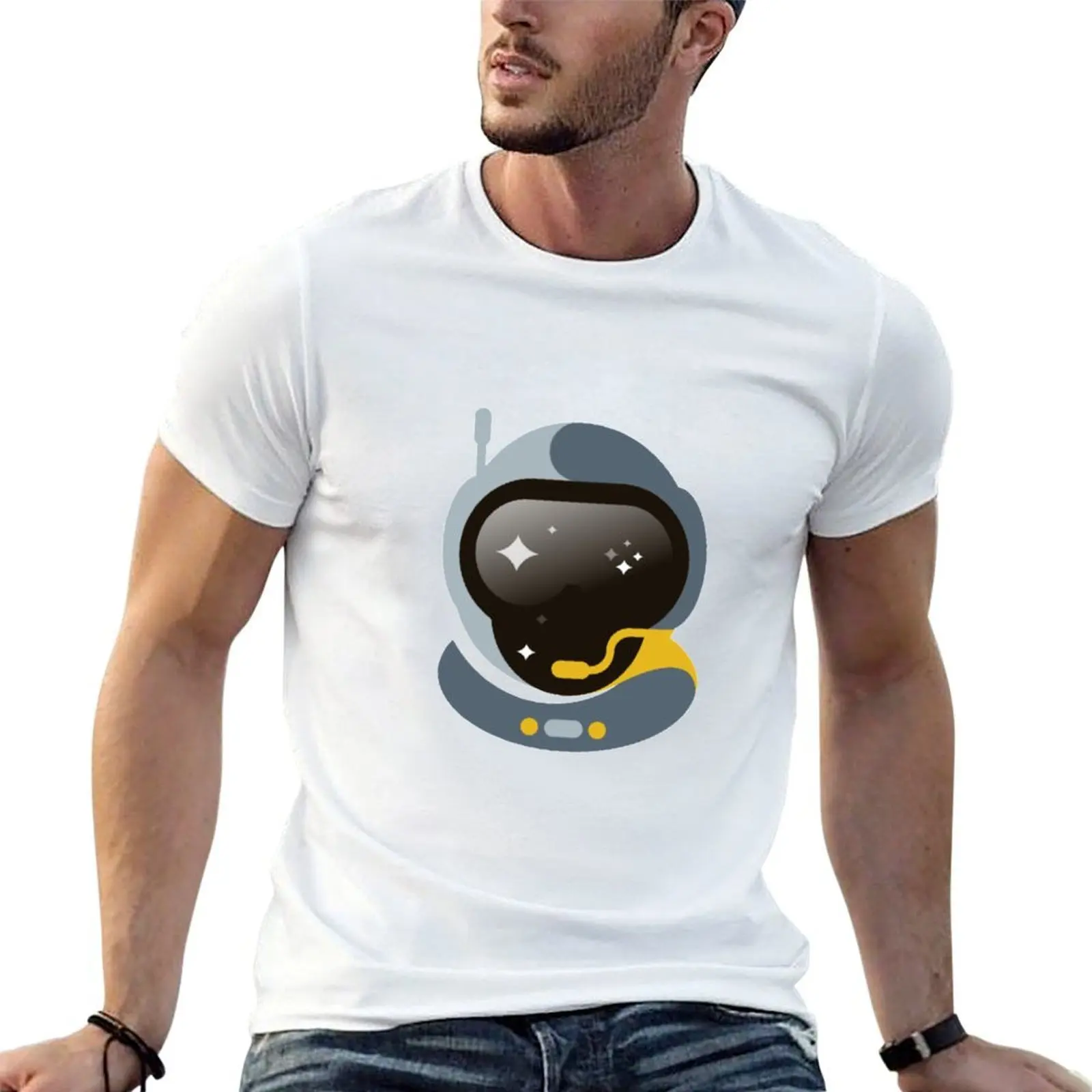 space station gaming T-Shirt man t shirts cotton man t shirt summer man t shirts for men T-shirt