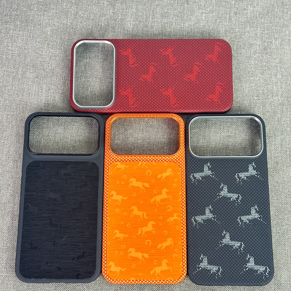 Kevlar Aramid Fiber Genuine Leather Phone Case For iPhone 17 Pro Max 17 Pro Ultra Thin Anti-Scratch Shockproof Full Protection C