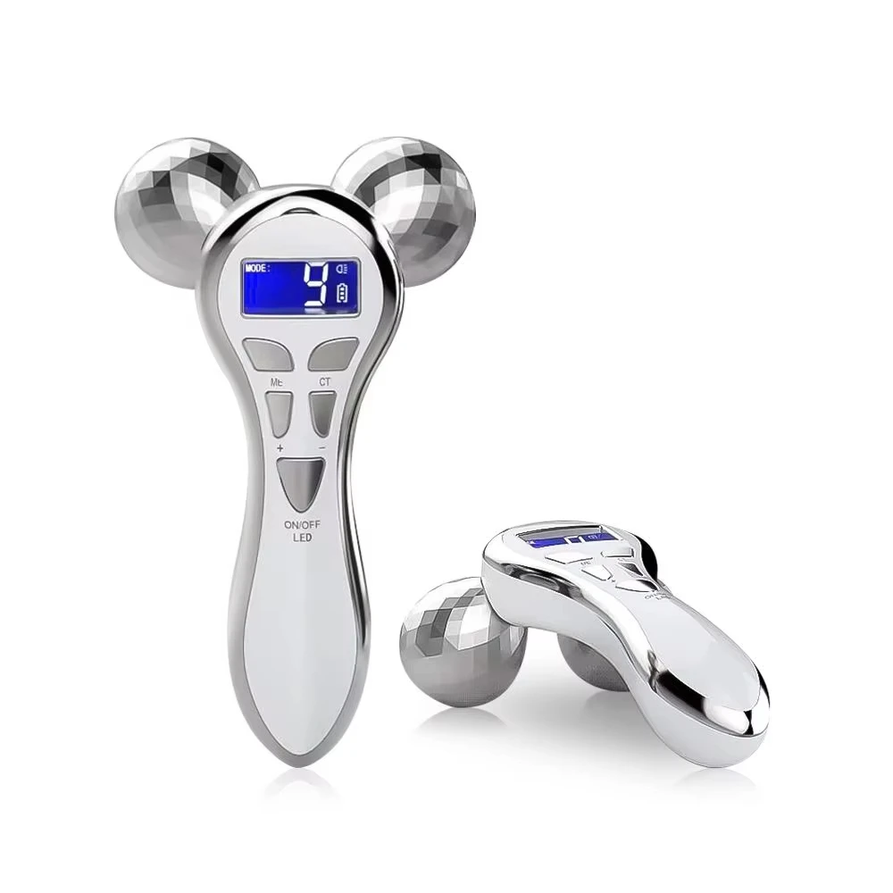 Wholesale Electric 3D Face Body Massager Roller with EMS and Vibration for Firming and Slimming