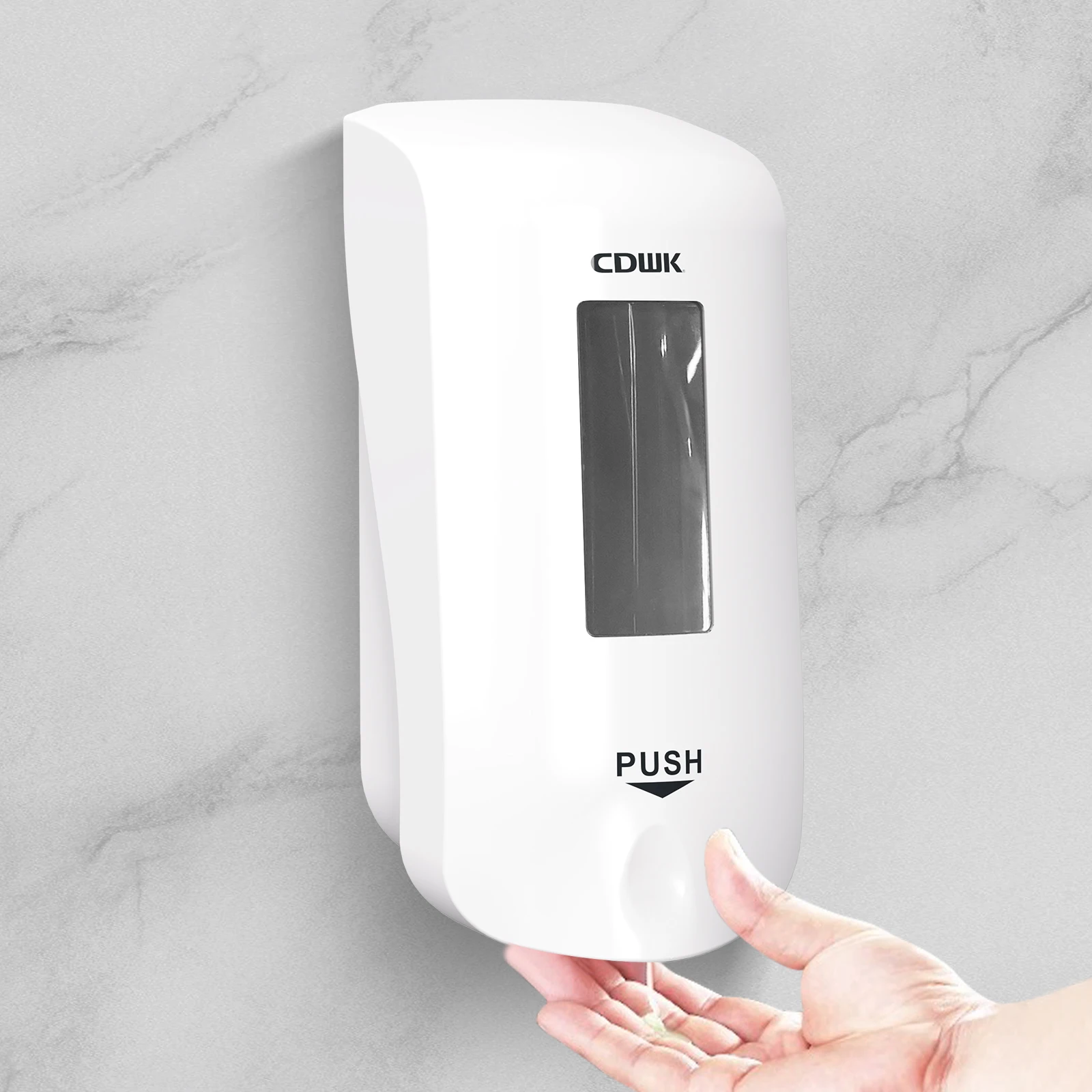 1000ML Liquid Soap Dispenser Bathroom Kitchen Soap Dispenser Wall Mount No Drill/Drilling Shower Soap Hand Washing Soap Bottle