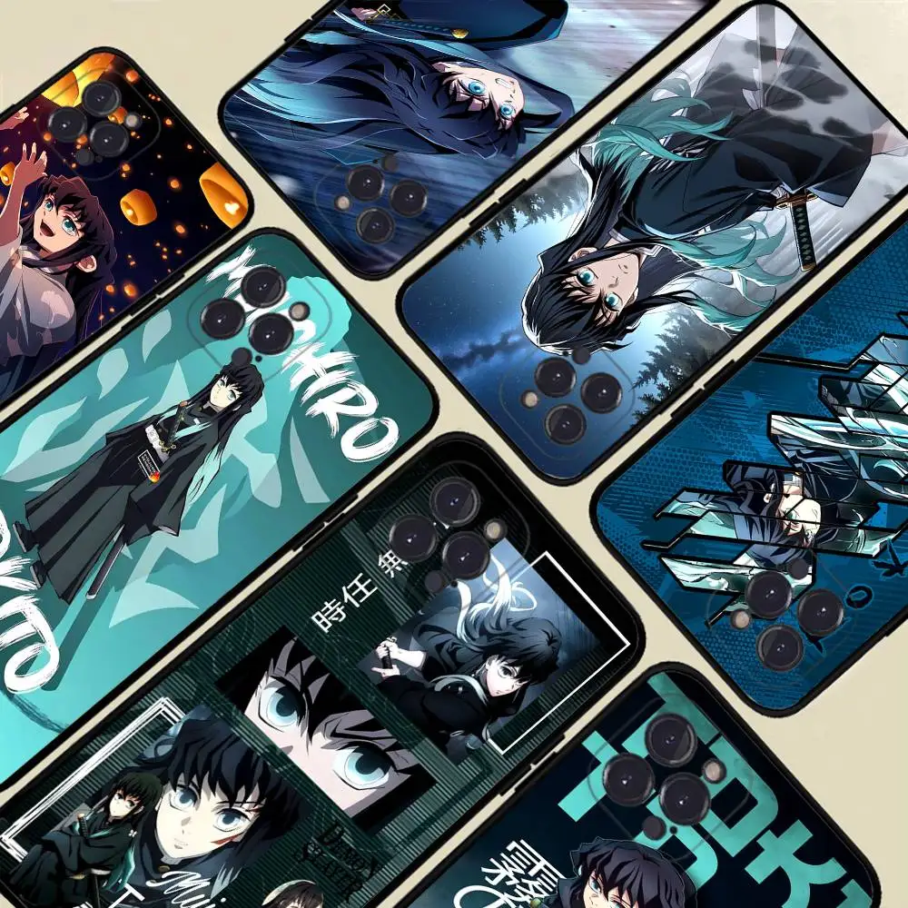 Anime Muichiro Tokito Phone Case For iphone 17 16 15 16e 14 13 12 11 Pro Max Plus Case Cover Coque