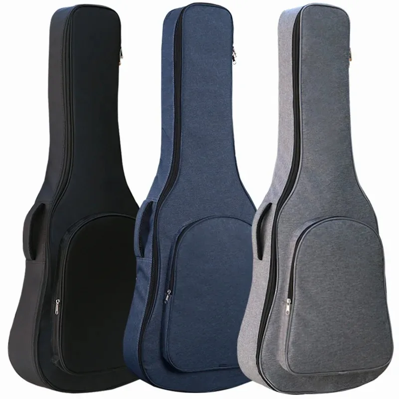 41 Inch Thicken Guitar Backpack Waterproof Oxford Electric Bass Bags Quality Soft For 36'' 39'' Classic Music Cover Case XA6CT