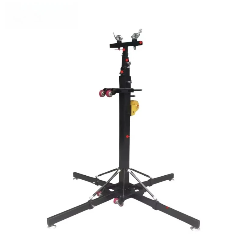 Adjustable height crank stand Heavy duty light steel speaker stand Foldable for small performances