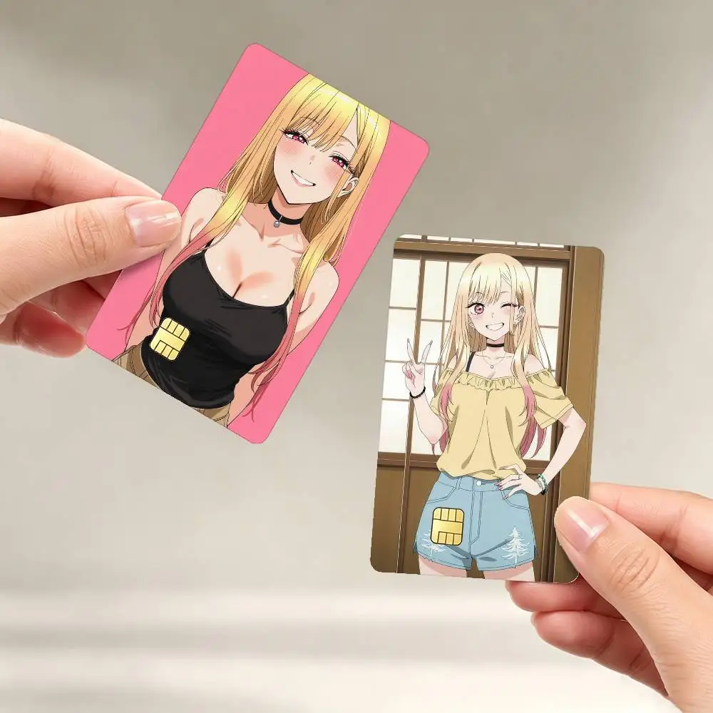 My D-Dress Up D-Darling Marin Kitagawa Sticker Film Tape Skin for Credit Card Debit Card Waterproof Stickers