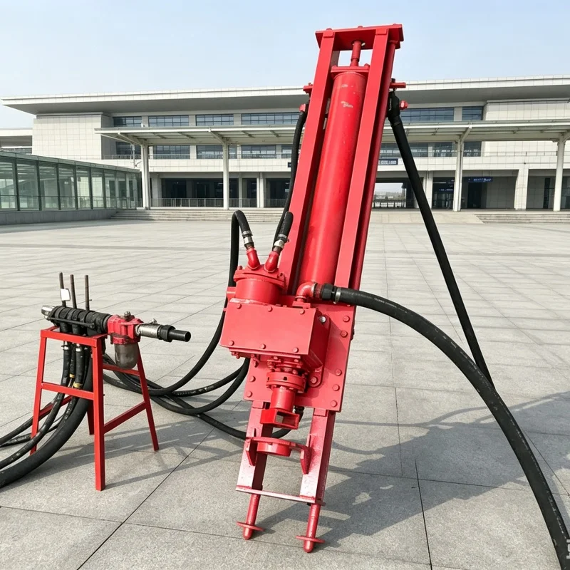 Customized Portable Tripod‑mounted DTH Rock Drill, Bracket‑mounted Impact Drilling Rig for Quarry Slope Anchor Drilling