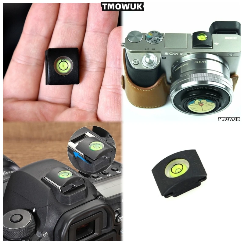 For Canon EOS 300D 400D 500D 600D 700D 800D 850D 770D Hot Shoe Cover Cap DSLR Camera Flash Hot Shoe Bubble Spirit Level Accessor