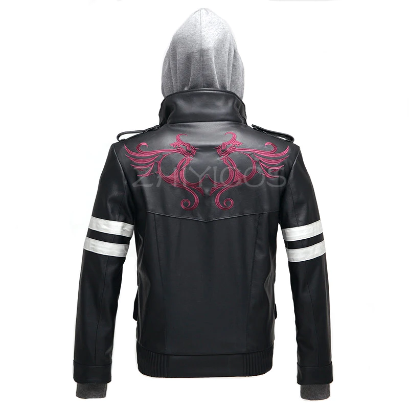 High Quality New Prototype Alex Mercer Cosplay Costume Embroidered Jacket PU Leather Coat Halloween Costumes for Women/Men S-4XL