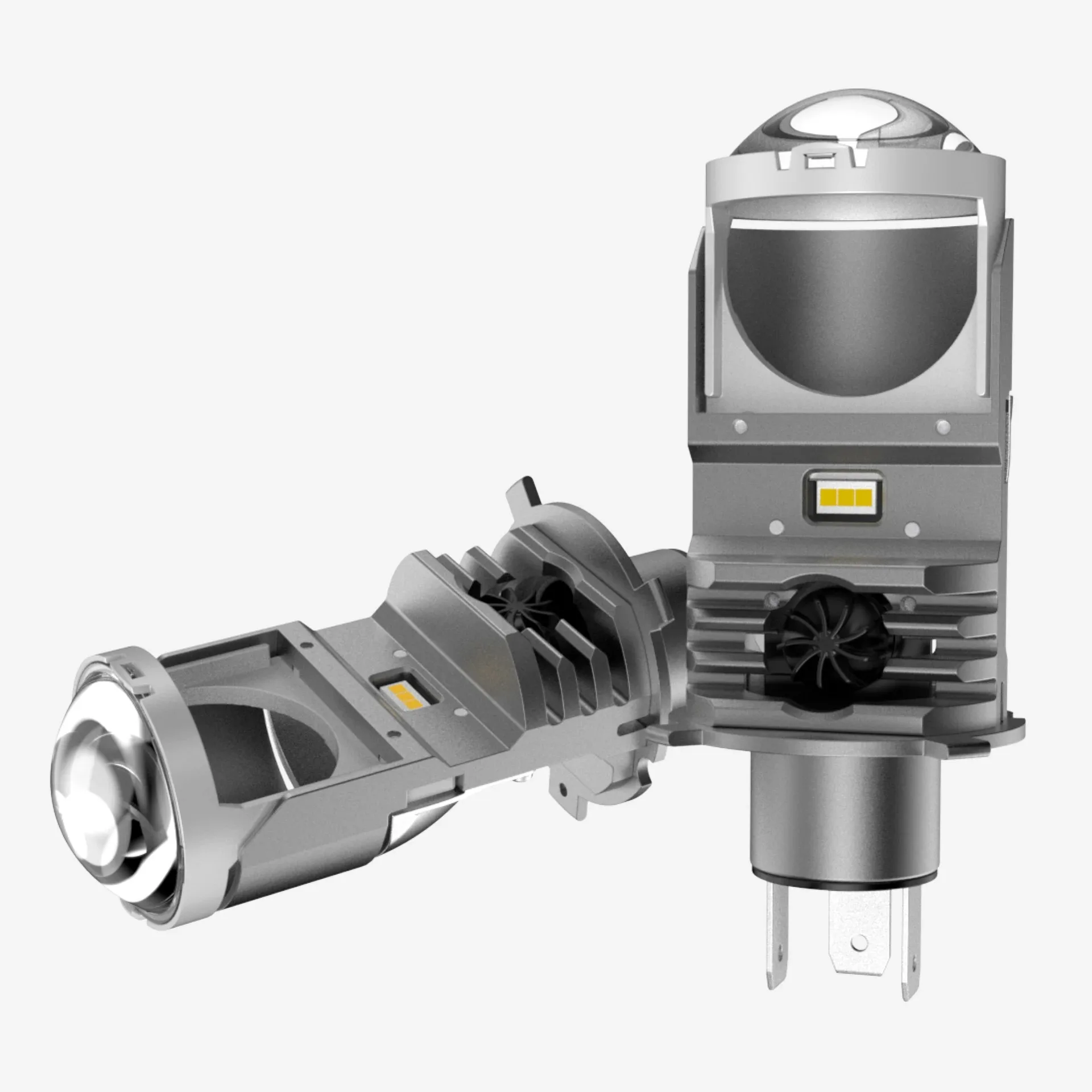 110W  F40B LED H4 Lens Bi-led Mini Projector Headlight Bulbs Lenses Head Lamp Turbo LED Bulb High Low Light For Car Motorcycle