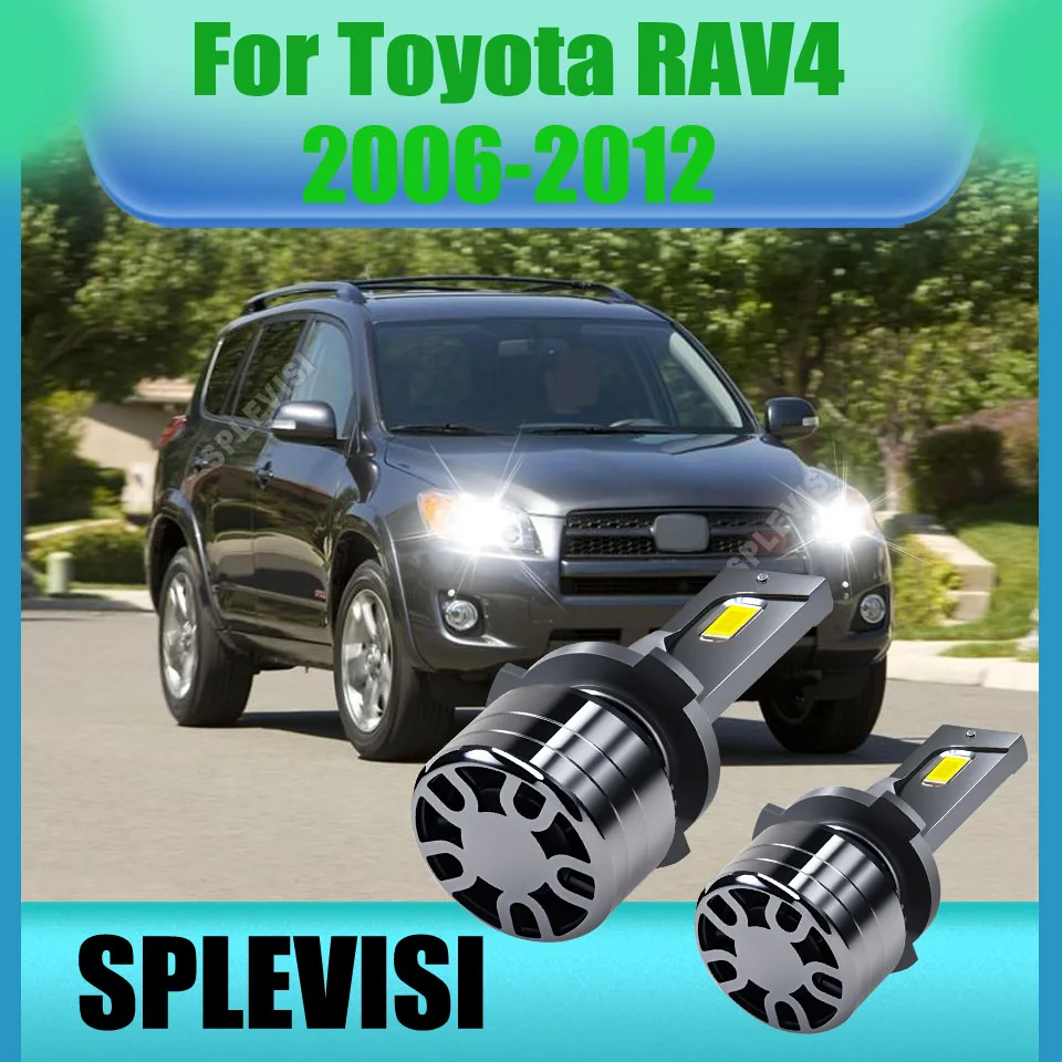 Car Lights LED Atuo Lamp for Car Headlight Bulb  Turbo LED Bulbs 12V For Toyota RAV4 2006-2012 2007 2008 2009 2010 2011