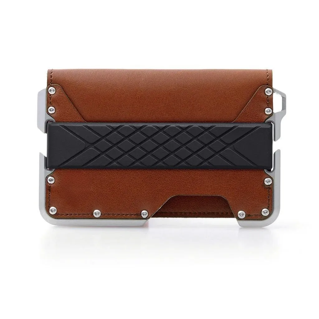 Slim Minimalist Wallet for Men - RFID Blocking - Tactical Credit Card Holder Genuine Leather Bifold