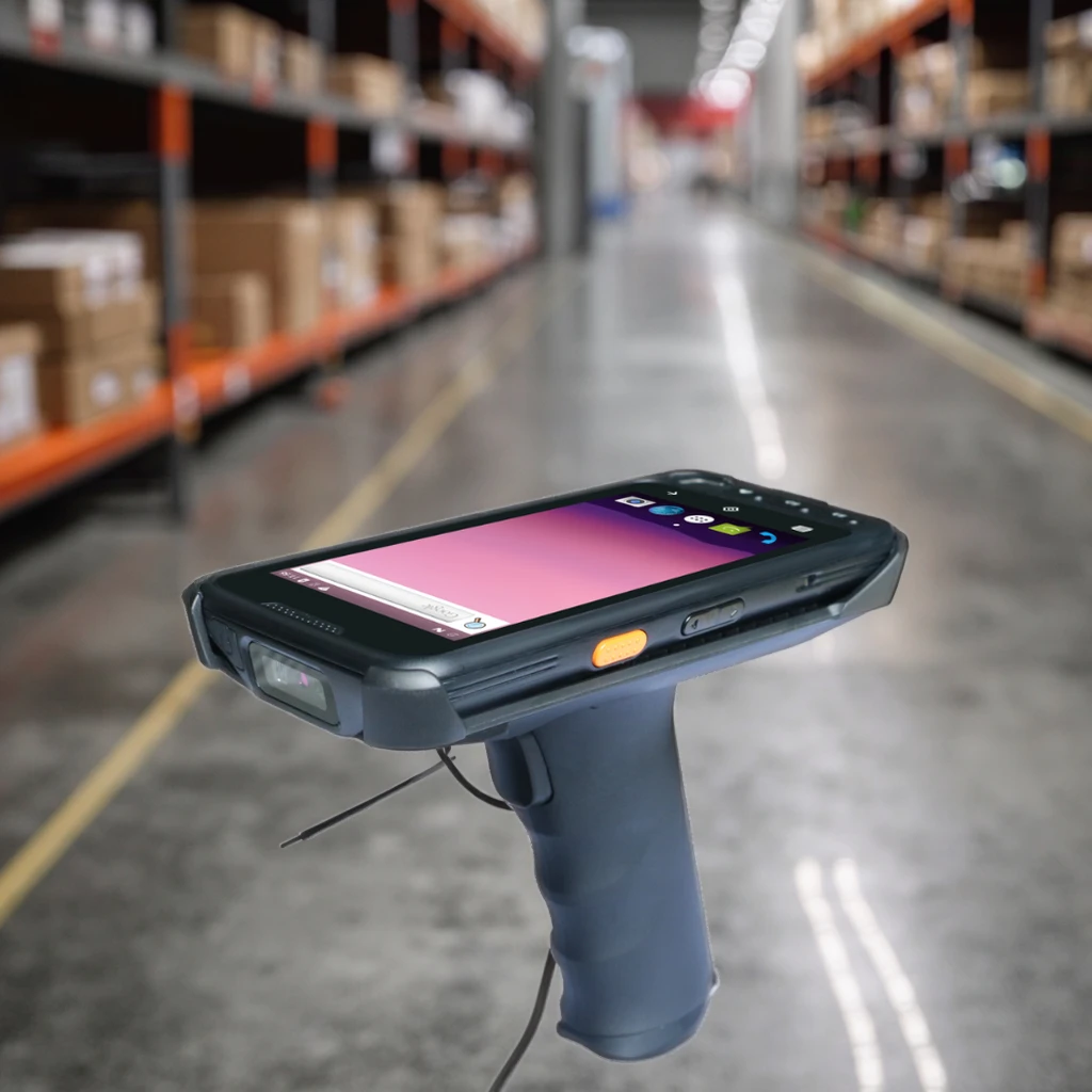 OEM/ODM Android 12.0 5 Inch Industrial Handheld PDA Smartphone Waterproof IP67 WiFi 4G LTE Rugged UHF RFID Data Collector Stock