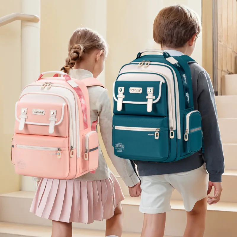 Kids Ergonomic Backpack with Spine Protection,Cloud-Design School Bag for Primary Students,Perfect Gift Large Capacity Bag