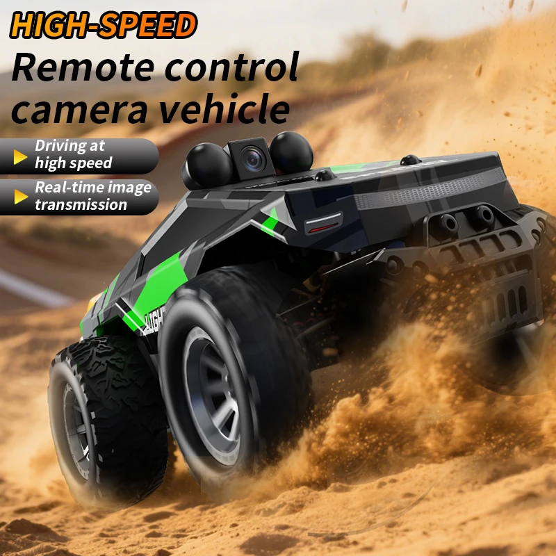 New 2.4GHz WiFi Remote Control Off-Road Climbing Pickup Truck with Aerial Photography 1:28 High-Speed Drift Toy