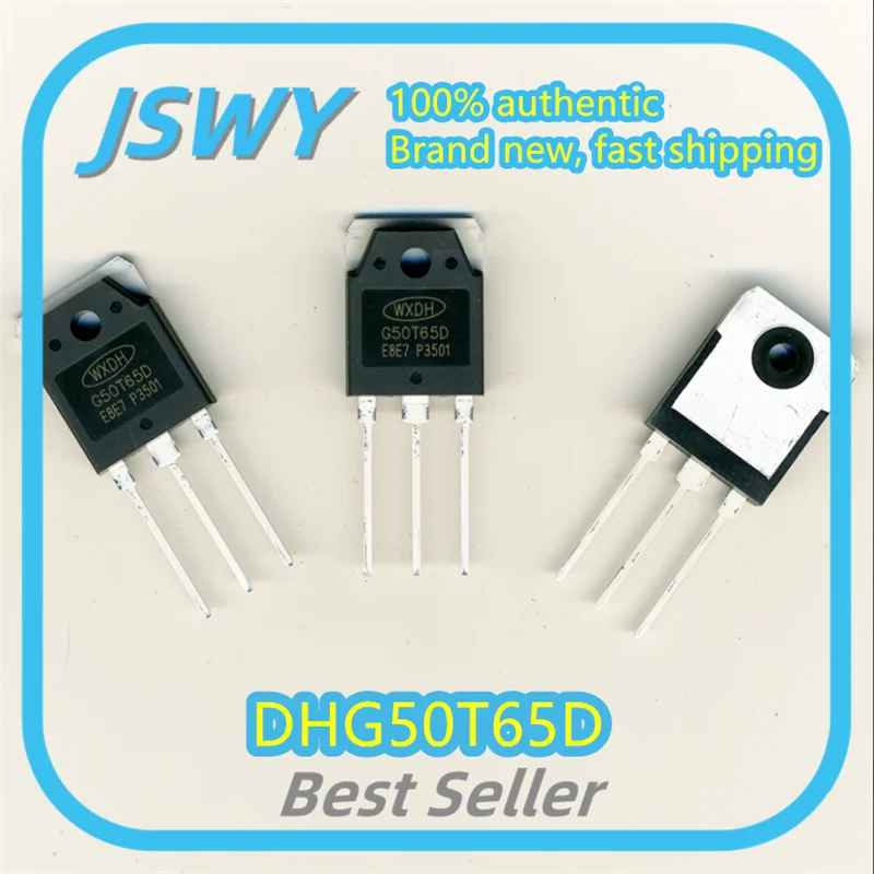 (5/50 pcs) DHG50T65D DHG50T65 TO-3P Integrated Circuit IC Fast Shipping Genuine Bestselling Electronics