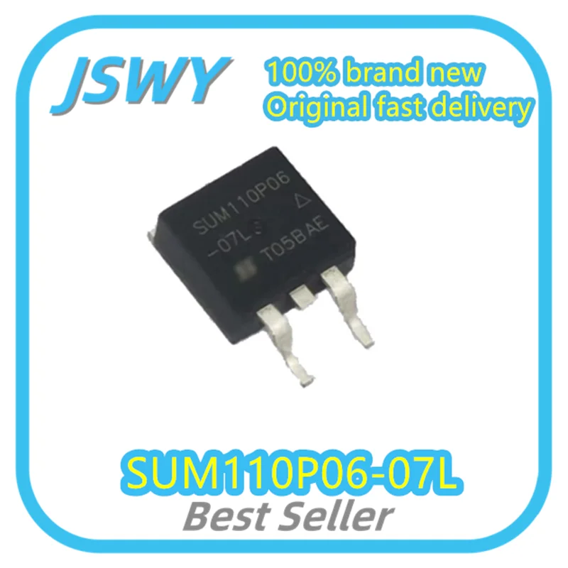 (10/50pcs) SUM110P06-07L SUM110P06 TO-263 MOS FET Genuine Ships Fast Bestselling Item Fast Shipping