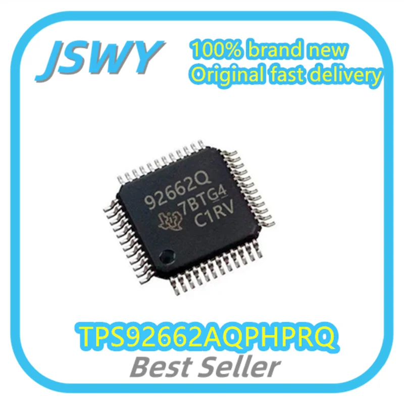 (5/50pcs) TPS92662AQPHPRQ1 TPS92662 Silkscreen 92662AQ HTQFP-48 Automotive Lighting Driver Chip Genuine In Stock Ships Fast