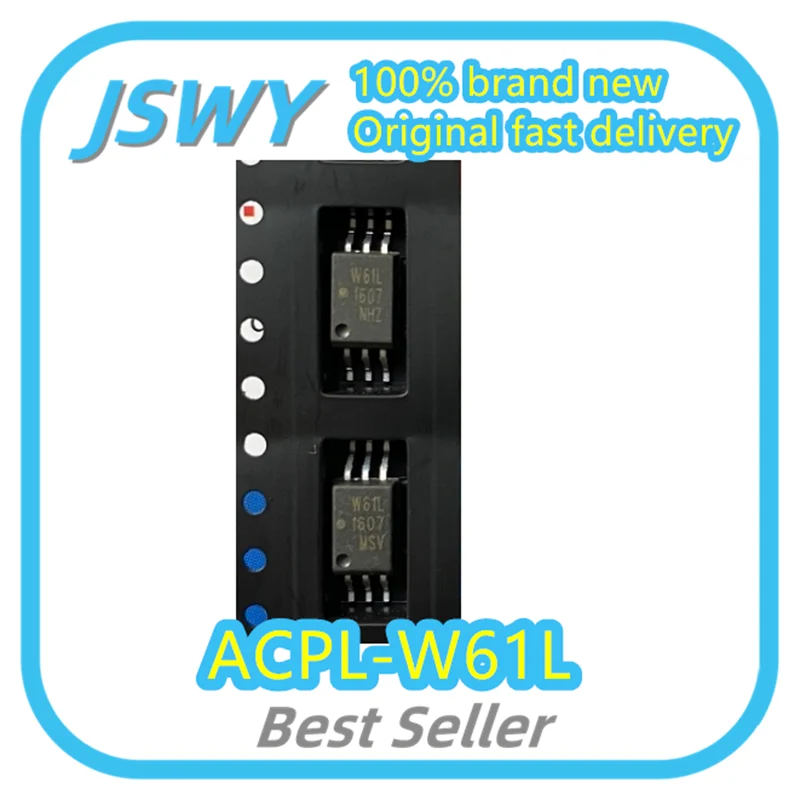 (5/50pcs) ACPL-W61L Silkscreen W61LV SOP6 Isolated Driver Genuine Ships Fast Bestselling Electronics