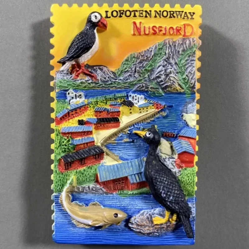 Norway Travelling Souvenirs Lofoten Islands Fridge Magnets Beitostolen Fridge Stickers Home Decoration Wedding Birthday Gifts