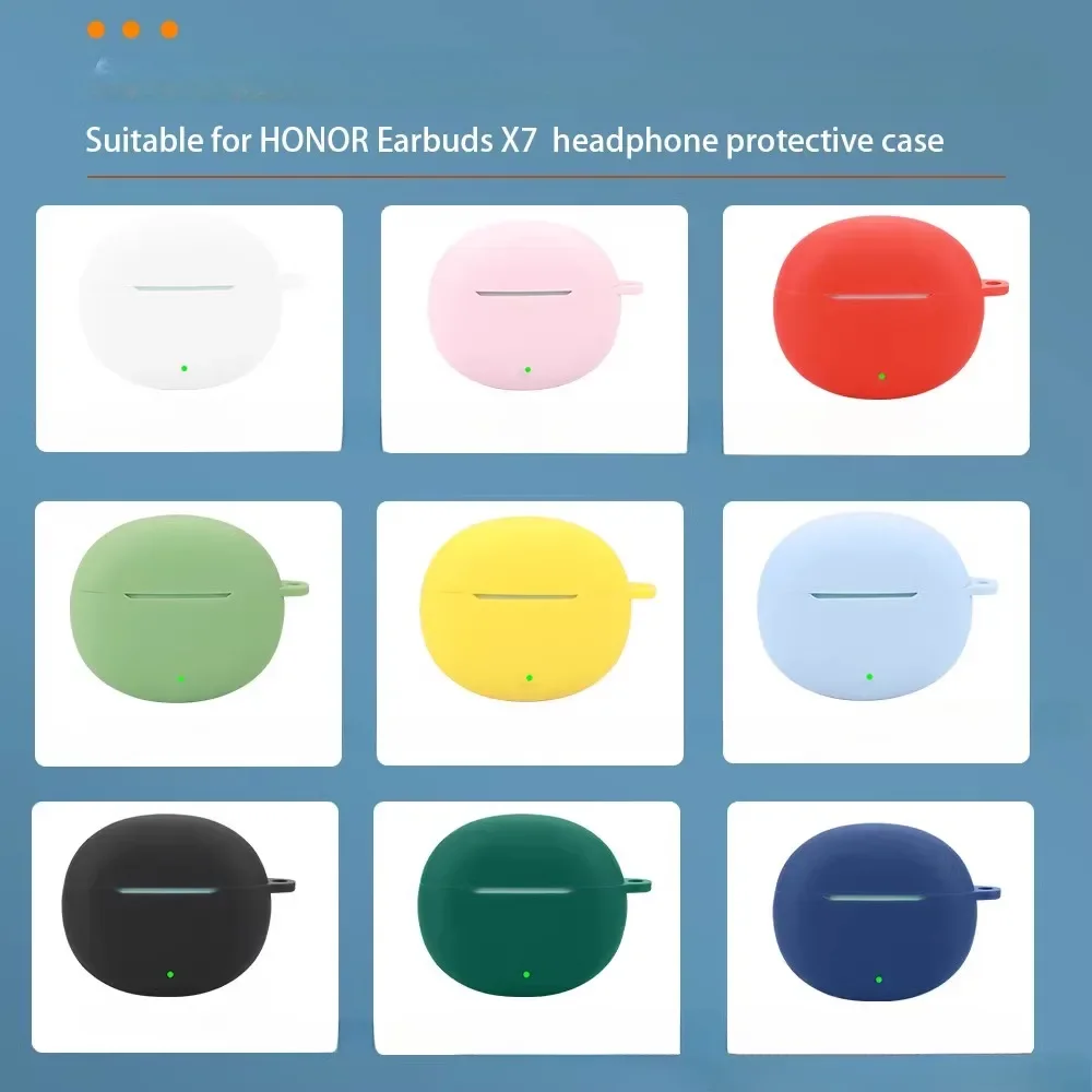 Silicone Case For HONOR CHOICE Earbuds X7 Case Wireless Headphone Protector Case For HONOR CHOICE Earbuds X7 Protect Cover