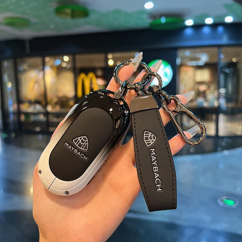For Mercedes Benz C E S Class GLC W206 W214 W223 E300 C260 C300 S450 S500 S400 Auto Car Smart Key Case Fob Cover Shell Holder