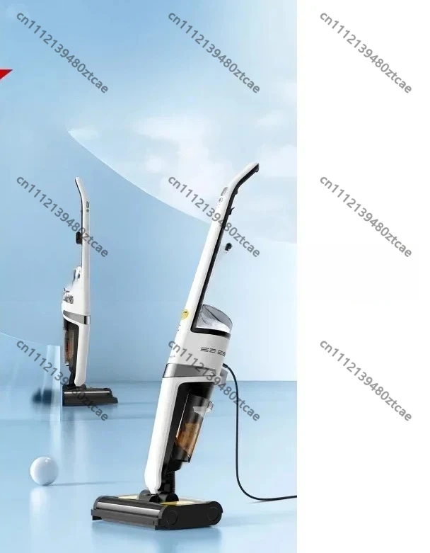 Dual Brush Wet Dry Vacuum Mop Integrated Cleaner, Automatic Household Floor Washing Cleaning Machine  Home Floor Daily Cleaning