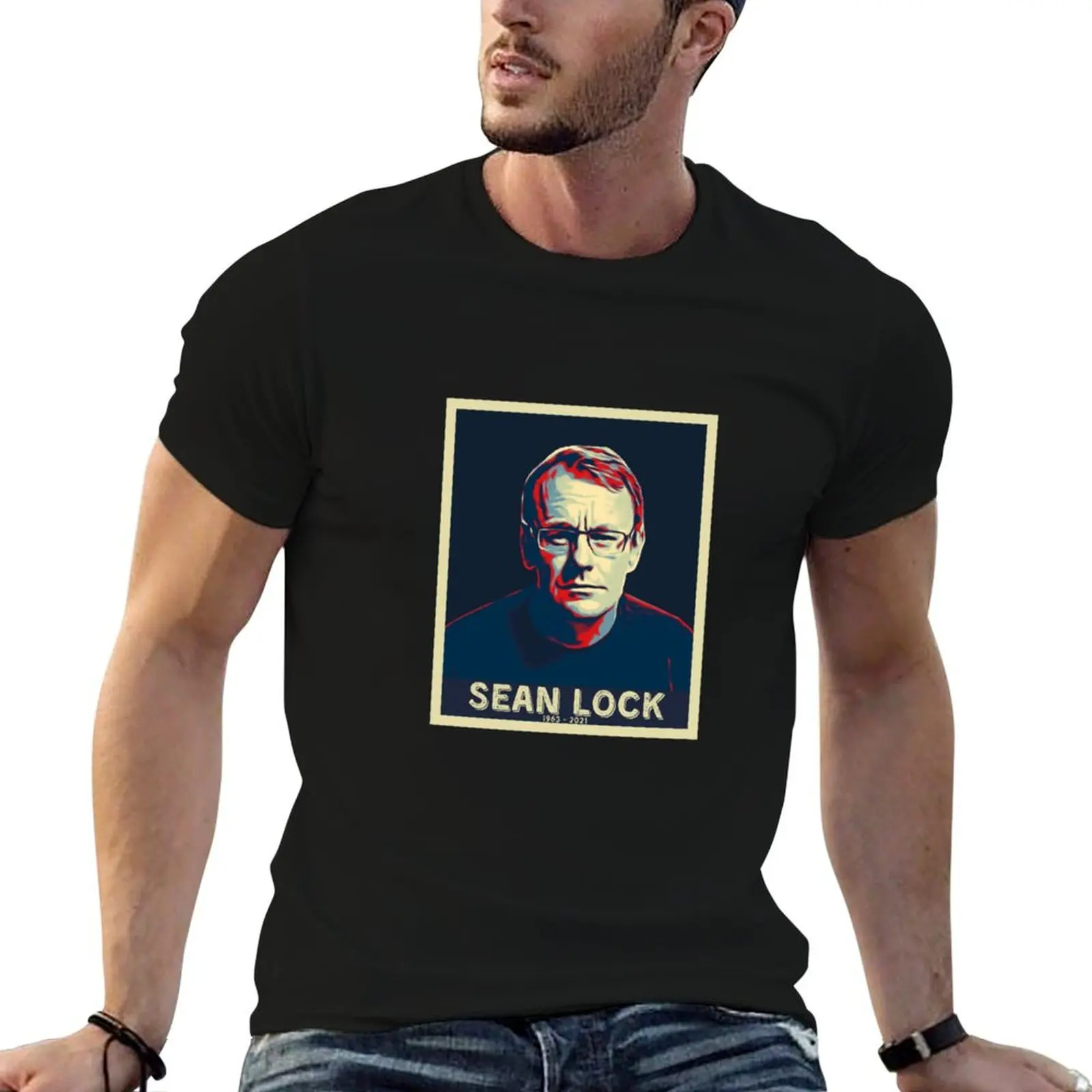 Sean Lock T-Shirt Classic Print Short Sleeve Shirt