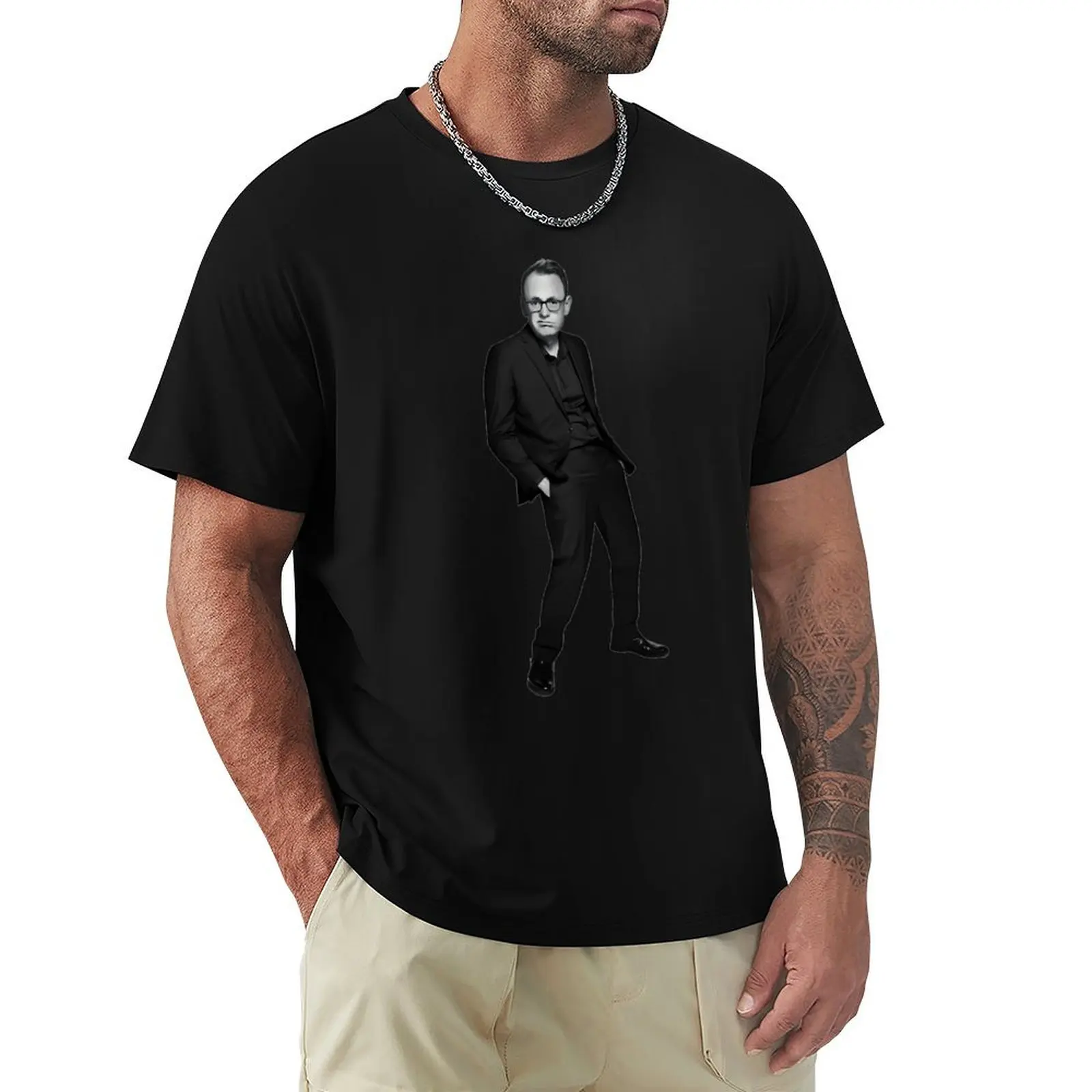 Sean Lock Casual Pose T-Shirt Casual Streetwear Short Sleeve Tee