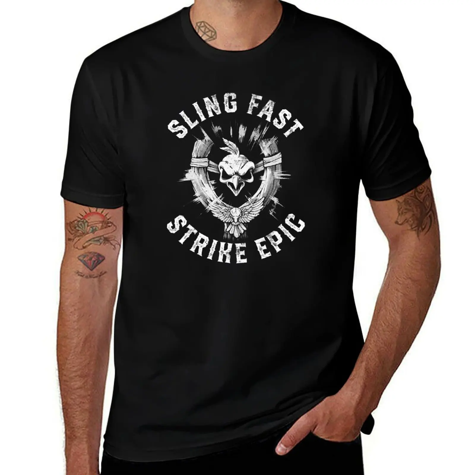 Sling Fast Strike Epic T-Shirt Breathable Sportswear T-Shirt for Men