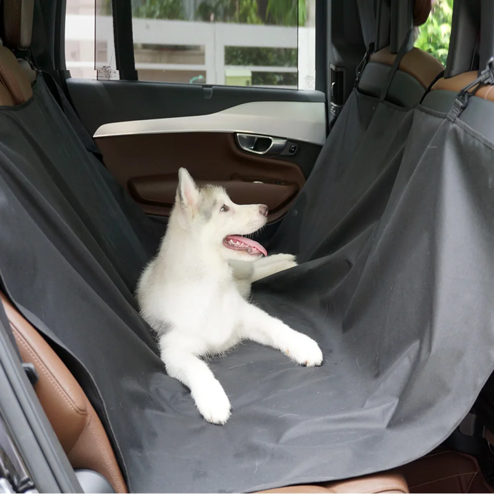 Waterproof Dog Car Seat Cover Hammock Rear Back Pet Carrier Protector Travel Trunk Mat Accessory