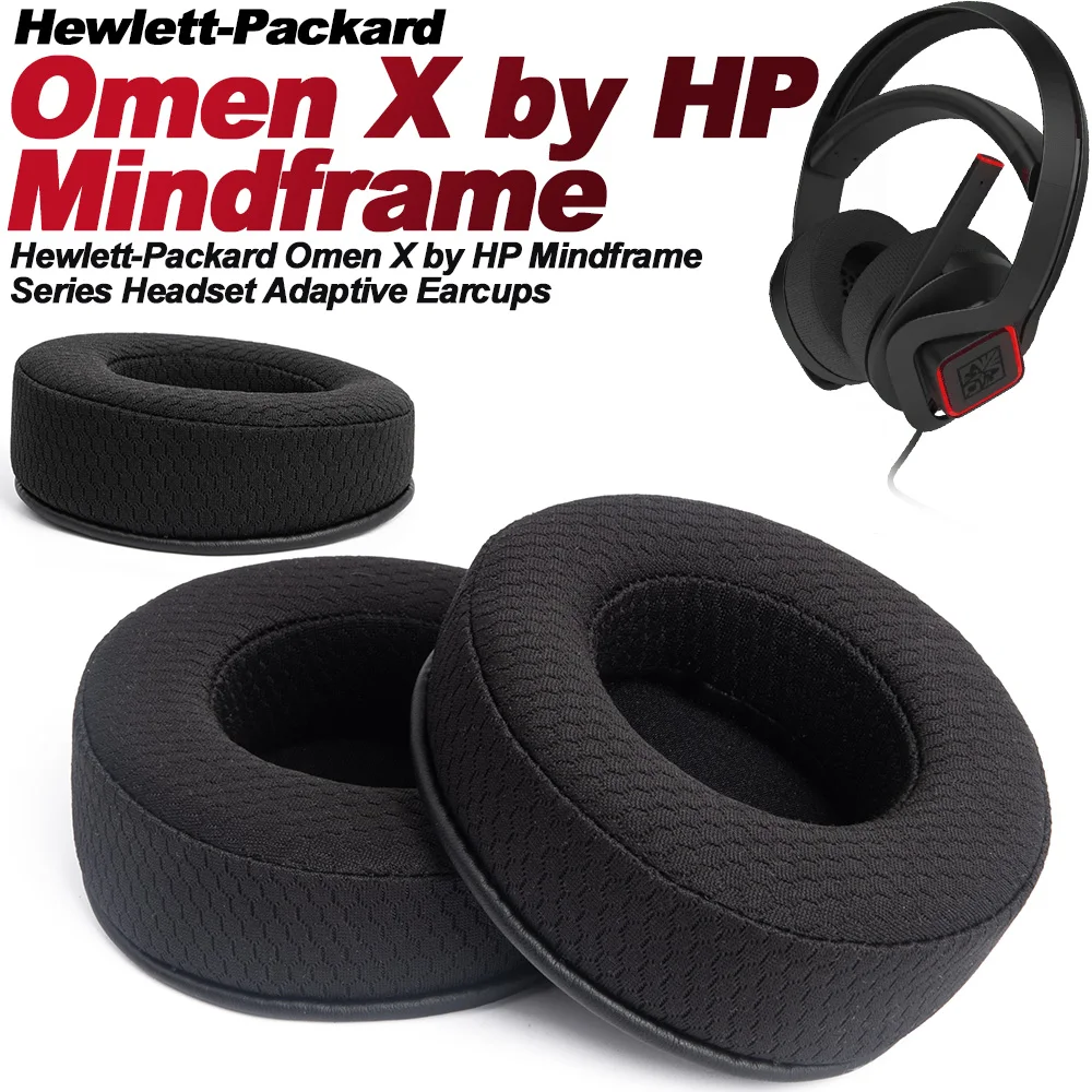 Replacement Earphone pads Earpads Earmuffs HP Omen MindFrame Gaming Headphone Pads Mesh cloth Memory Covers Sponge Soft Protein