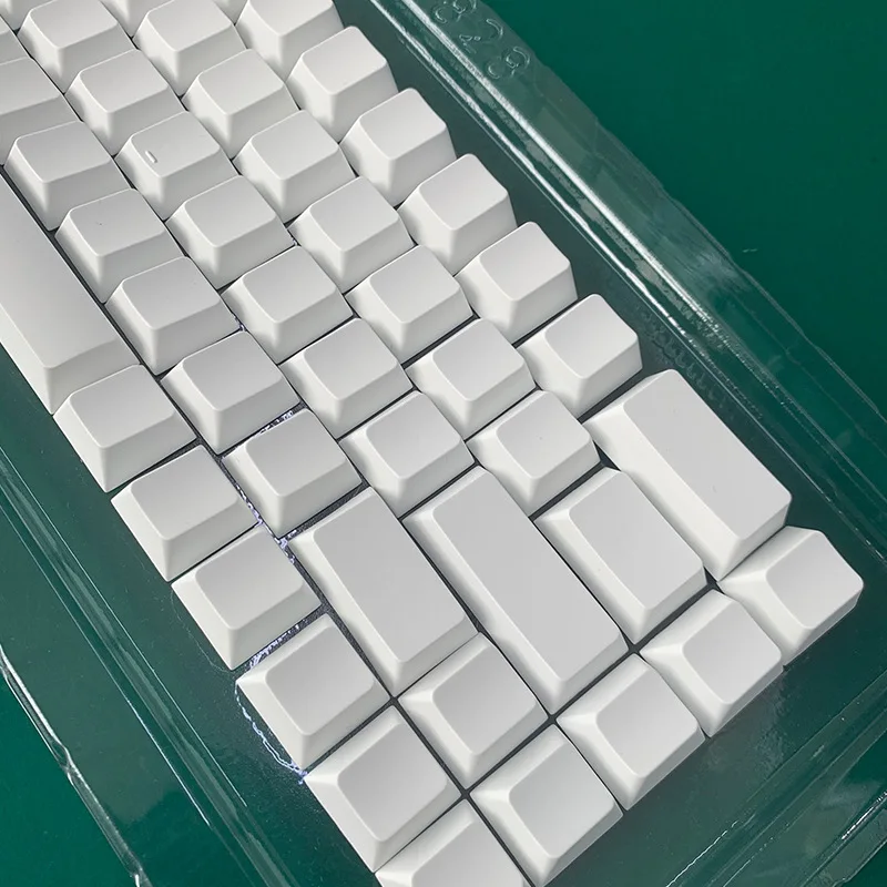 Original highly sublimated blank material PBT material keycap mechanical keyboard 68 keys