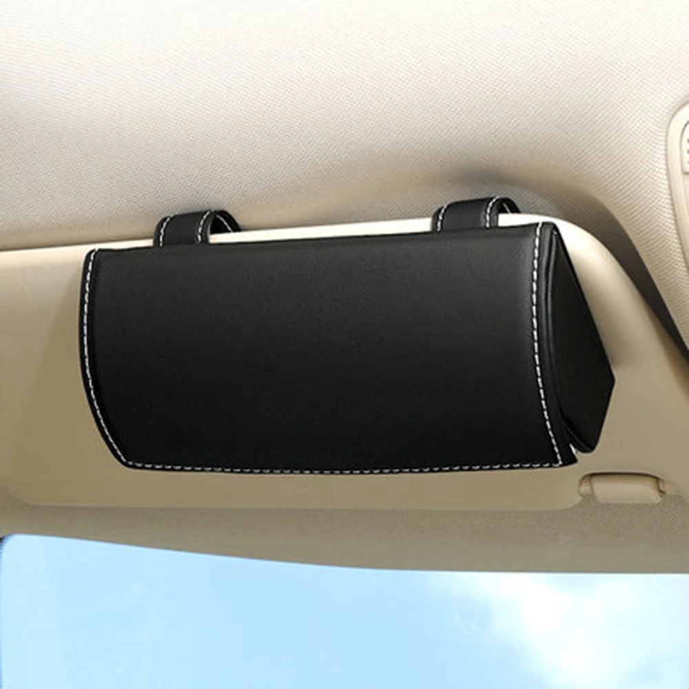 YSY Car Glasses Case Sunglasses Storage Box 4 Colors Auto Interior Accessories Glasses Holder Sun Visor Automobiles 1PCS