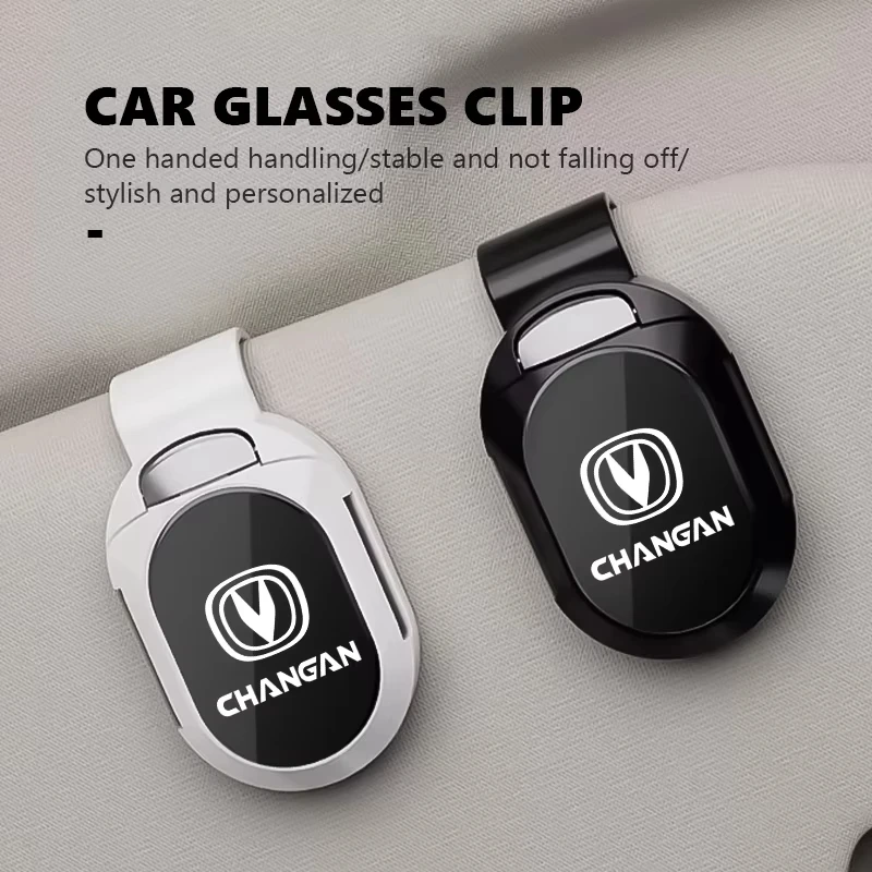Car Sun Visor Sunglasses Clip Glasses Holder For Changan CS35 PLUS CS55 PLUS CS75 PLUS UNI-V UNI-T UNI-K EADO Auto Interior Acce