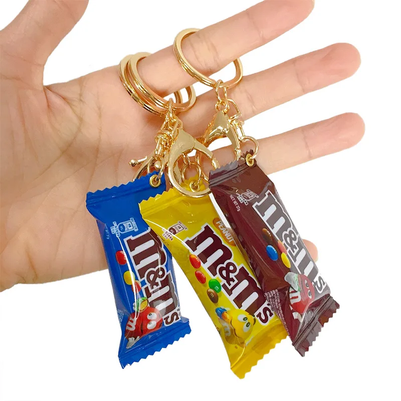 Creative Funny Simulated M Beans Refrigerator Stickers for Chocolate Lover Gifts Fashion Jewelry Accessories Christmas Gifts