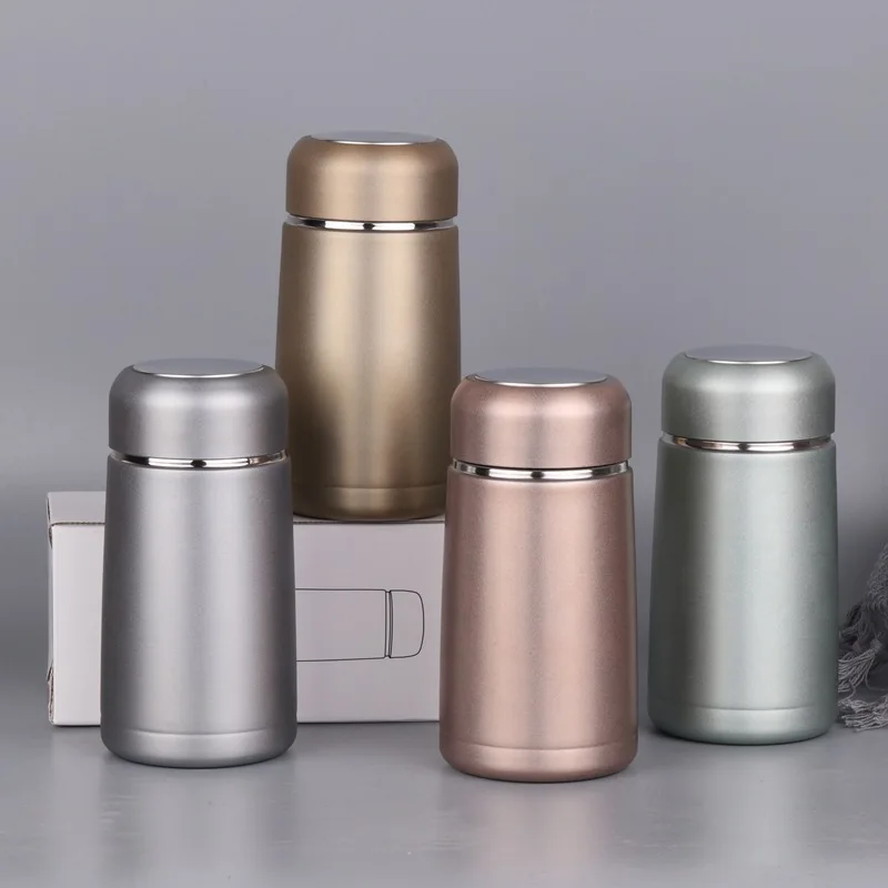 350ml Thermos Cup 304 Stainless Steel Water Bottle Mini Portable Thermos Coffee Vacuum Flasks Tea Milk Coffee Mug