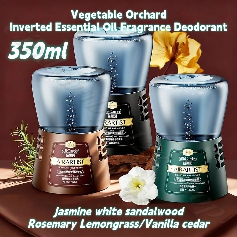 Vegetable and fruit gardening fragrance inverted essential oil fragrance deodorant space odor removal lasting fragrance 350ml