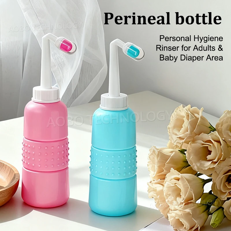 350ml Mom Peri Bottle Portable Bidet Spray Handheld Travel Bidet For Pregnant Women Cleansing Water Washer Bottle Bidet Bottle