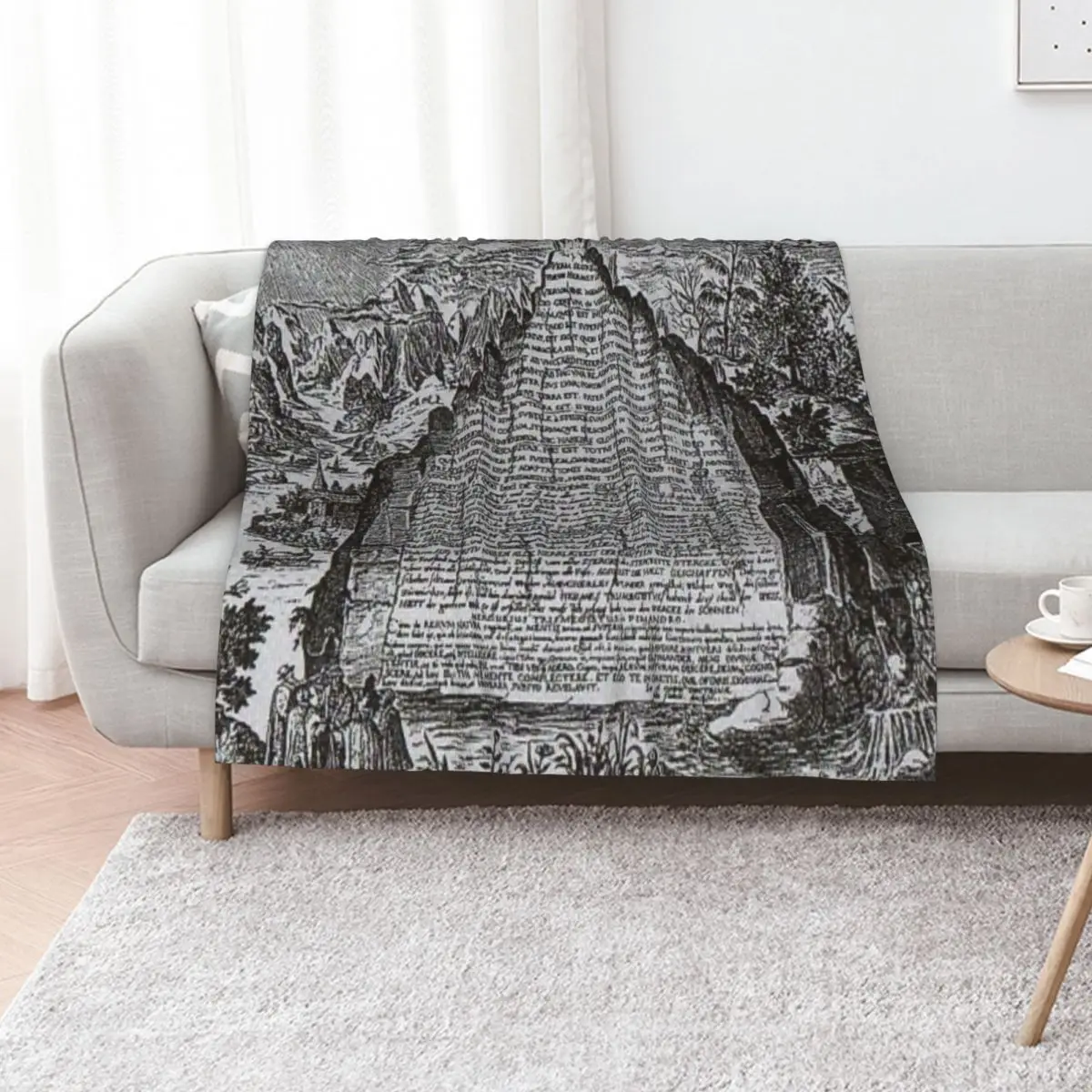 Emerald Tablet Throw Blanket Cozy Microfiber Throw Blanket for Home Bedroom